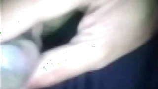 Pretty girlfriend giving her boyfriend a surprise on his birthday