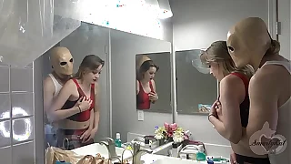 Son Tricks Mom for Halloween Sex and giant creampie - ft. The Cock Ninja