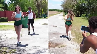BANGBROS - y. Harley Jade Goes For A Jog & Someone Follows Her