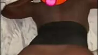 POV Barely legal chocolate ebony teen thot step sister gets throat fucked and backshots