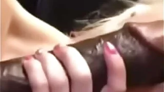 Blondes find a big Bulge on Mandingo pants and get a surprise compilation